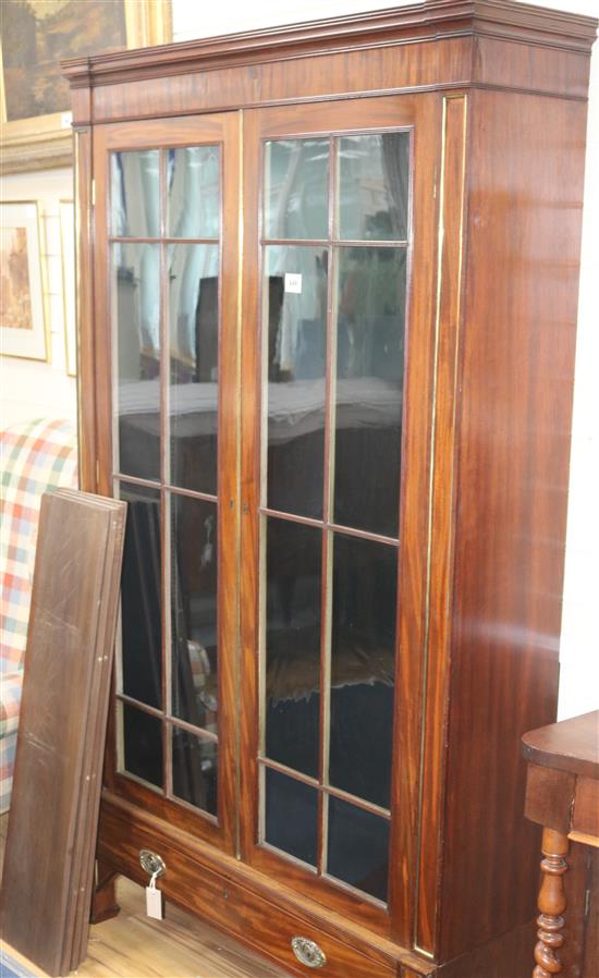 A George IV mahogany bookcase, H.194cm